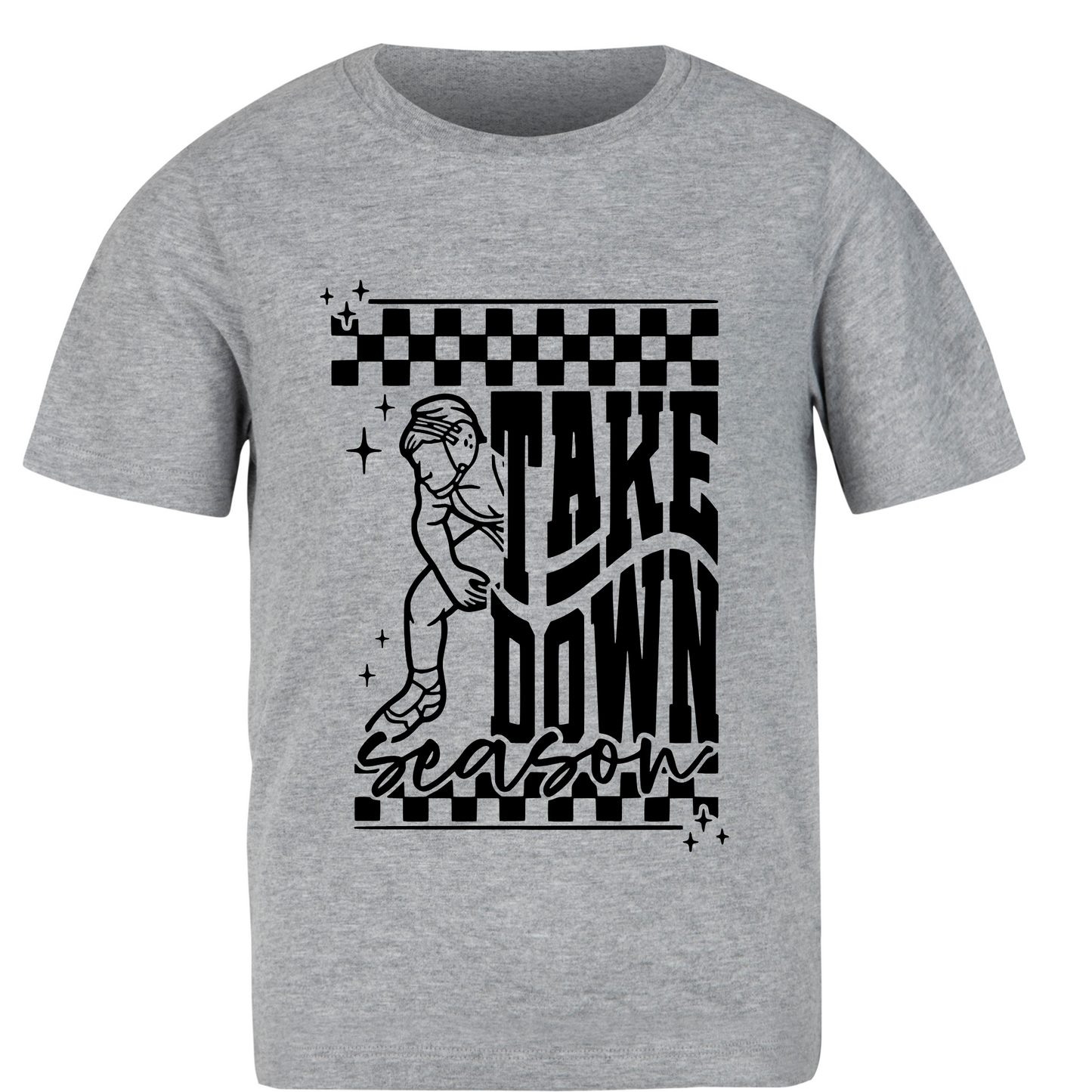 Takedown season grey t-shirt